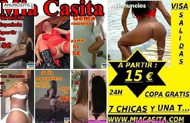 MIACASITA 24HRS APARTIR DE 15 EUROS . . 7CHICAS CACHONDAs