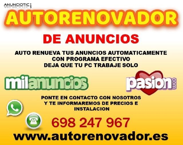 PROGRAMA AUTORENOVADOR DE ANUNCIOS