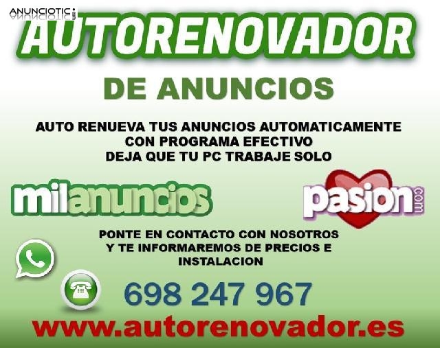 PROGRAMA AUTORENOVADOR DE ANUNCIOS