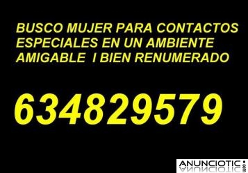 SE PRECISA MUJER PARA CONTACTOS EN PISO BARCELONA