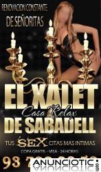 CHICAS MORBOSAS Y CALIENTES  TE ESPERAN EN EL XALET  DE SABADELL.*60  * (VISA) 