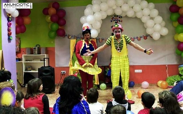 Animadores fiestas infantiles Barcelona cumpleaños domicilio comuniones
