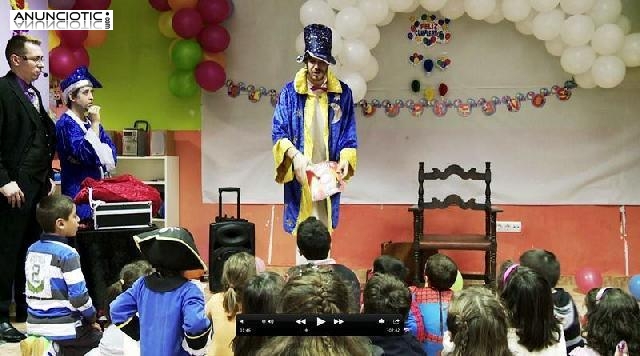 Magos payasos fiestas infantiles Mallorca a domicilio cumpleaños comunión