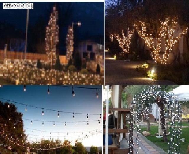 iluminacion para bodas focos luces de fiesta