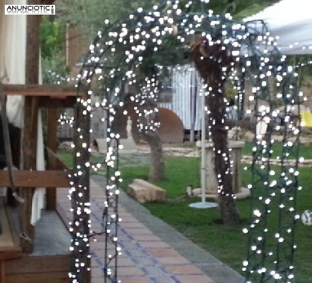 iluminacion para bodas focos luces de fiesta