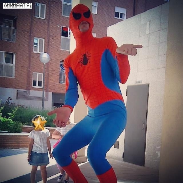 Fiestas infantiles superheroes Spiderman Capitán América