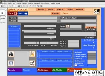 Software o Programa de Gestión de Inventario Logística y Almacén @GeSTOCK ¡¡ GRATIS !! 