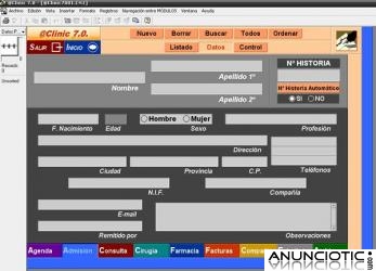 Software o Programa de Gestión Clínica Consultas Médicas @Clinic ¡¡ GRATIS !!