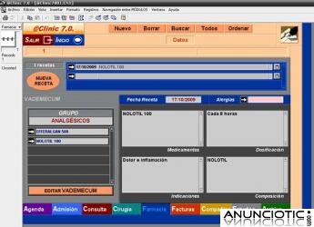 Software o Programa de Gestión Clínica Consultas Médicas @Clinic ¡¡ GRATIS !!
