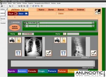 Software o Programa de Gestión Clínica Consultas Médicas @Clinic ¡¡ GRATIS !!