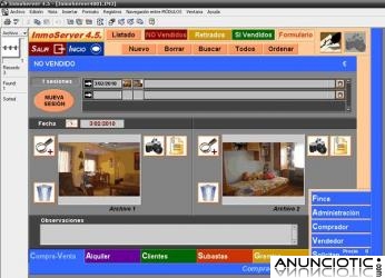 Software o Programa de Gestión Inmobiliaria Agencias Inmobiliarias InmoServer ¡¡ GRATIS !!