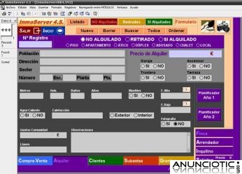 Software o Programa de Gestión Inmobiliaria Agencias Inmobiliarias InmoServer ¡¡ GRATIS !!