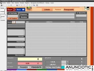 Programa de Gestión de Servicios y Facturación Profesional ProServer ¡¡ GRATIS !!