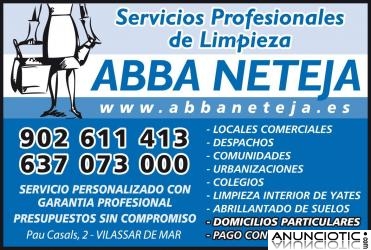 ABBA NETEJA, S.L. - LIMPIEZAS - 637-073-000 