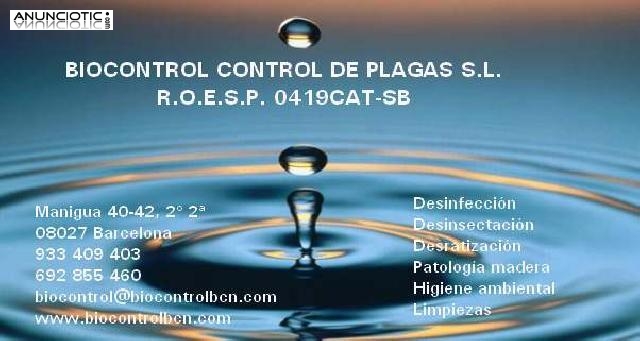 FUMIGACIONES, TRATAMIENTOS MADERA, CONTROL DE PLAGAS