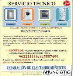 Servicio Tecnico HOOVER Barcelona 932 521 321