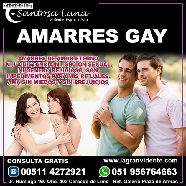 AMARRES DEL MISMO SEXO, AMARRES DE AMOR - SANTOSA LUNA