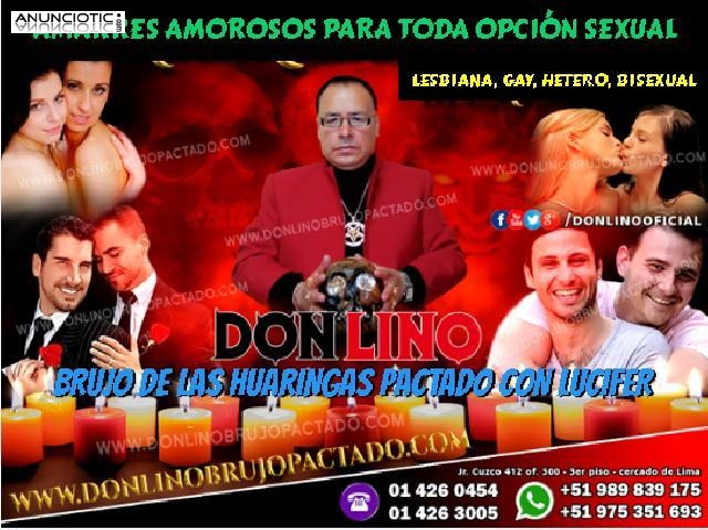 AMARRES Y HECHIZOS DE AMOR CON DON LINO BRUJO