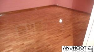 OFERTA DEL MES PARQUET PULIDO Y BARNIZADO 17.50  M2 ADJUNTO VIDEOS 