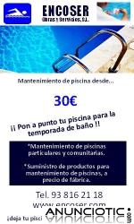 MANTENIMIENTO PISCINAS SITGES-MANTENIMIENTO PISCINAS VILANOVA I LA GELTRU