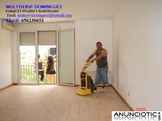 PARQUET PULIDO Y BARNIZADO 17.00 M2