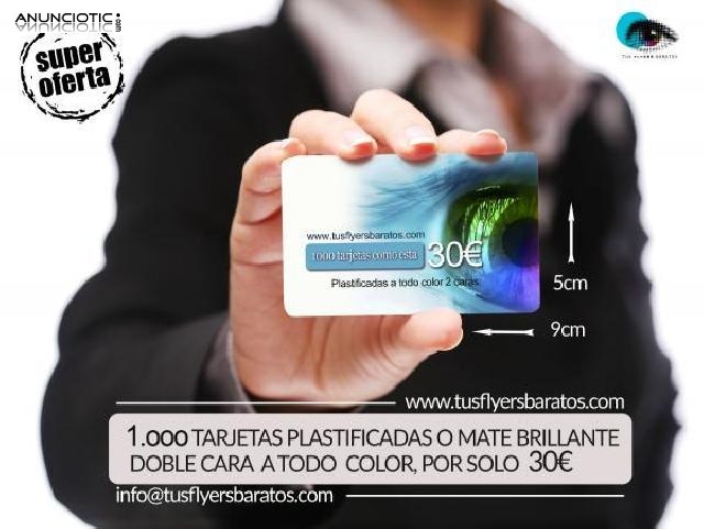 Imprenta barata de tarjetas de visita para promocionarte mas