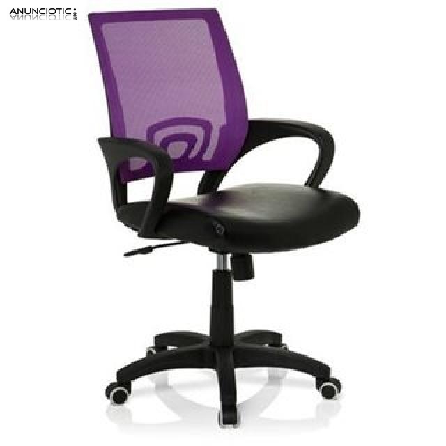 Silla visto con asiento acolchado