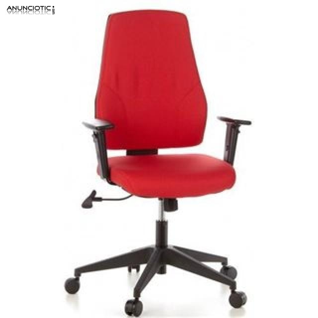 Silla ergonómica pro tec 8h en color rojo