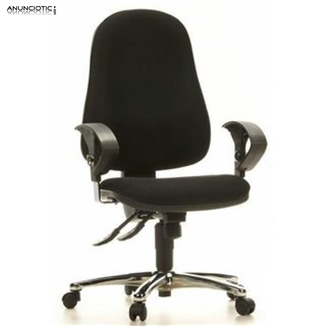 Silla sydney 8h topstar base aluminio negro