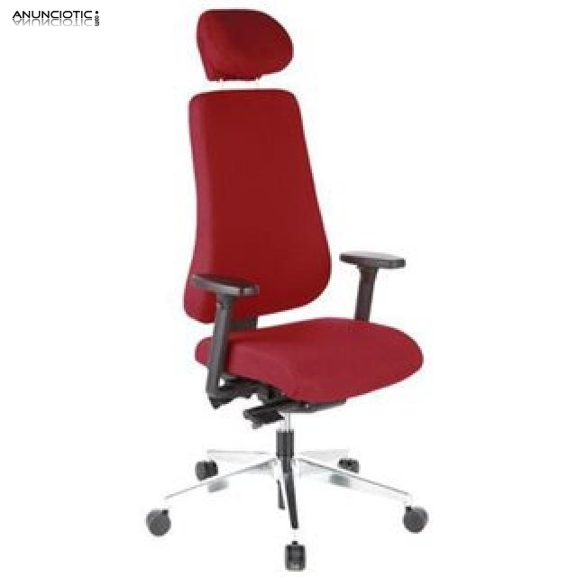 Silla protec 400 uso 8h ajustable rojo oscuro