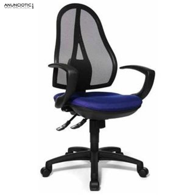 Silla open point 20 soporte lumbar azul