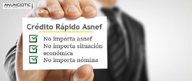 Credito inmediato con asnef