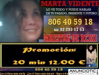 Marta Vidente Natal, no pregunto, 20 min 12. 806405918 o 932931763