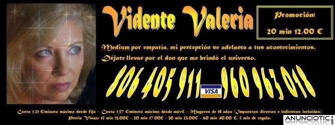 VIDENTE MEDIUM VALERIA. Te ayudaré a resolver todas tus dudas 806405911