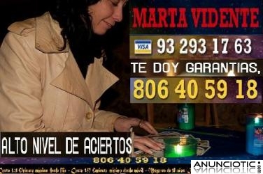 Marta vidente,conecto con tus guias, 806405918,tarot serio 12 20min