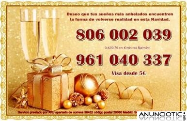 OFERTA VISA DESDE 5. RITUAL DE FIN DE AÑO GRATIS. ENTRA CON BUEN PIE. 806 SOLO 0,42 CM MI