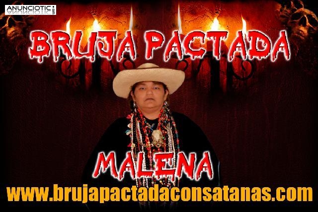 Amarres inmediatos por la única bruja pactada con Satanás Bruja Malena.