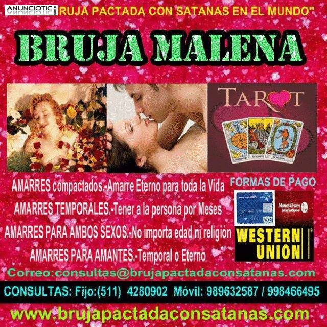 AMARRES ETERNOS EXPERTA EN UNION DE PAREJAS/BRUJA MALENA