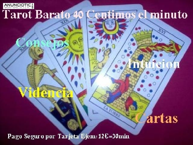 Tarot Barato 40 Centimos el minuto