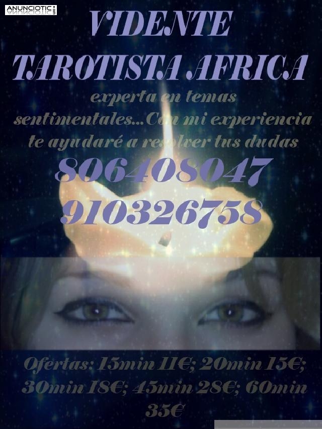 VIDENTE TAROTISTA AFRICA. Experta en temas amorosos. 806408047