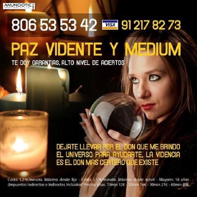 Paz Vidente Medium, Tarot 12 20 min. 912178273. Sin preguntas