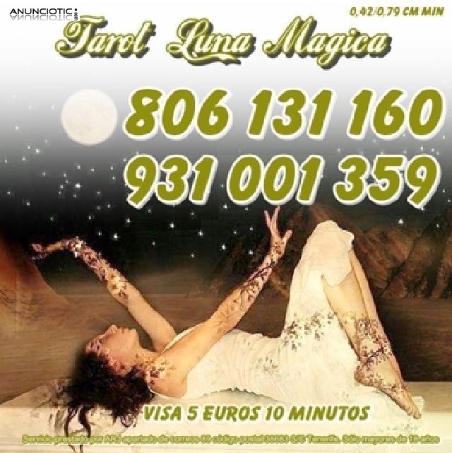 Oferta Tarot Luna Mágica Visa 10  20 min. Tarot por Visa y 806 las 24 h