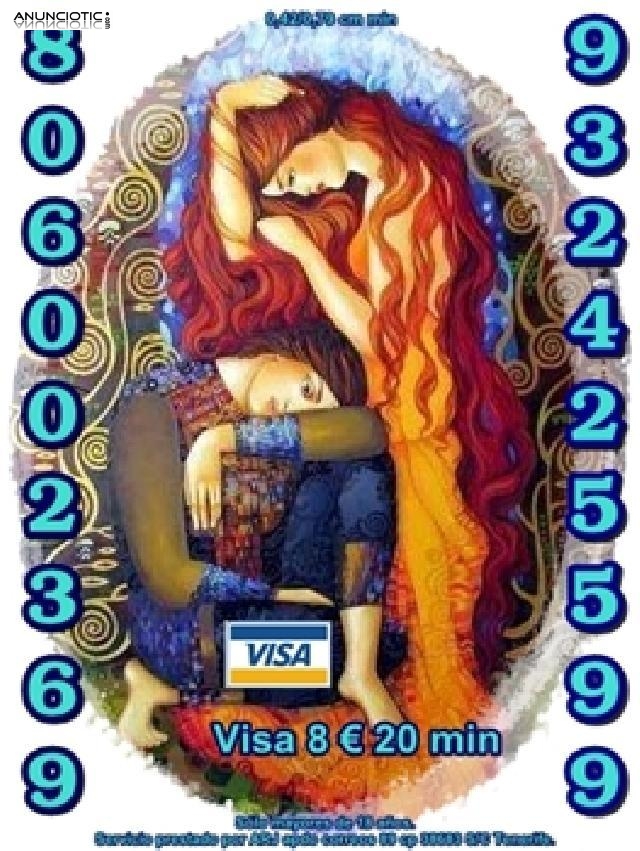 Tarot  Destino de Amor Visa 10 30 min. Tarot 806 barato y económico 0,42 c