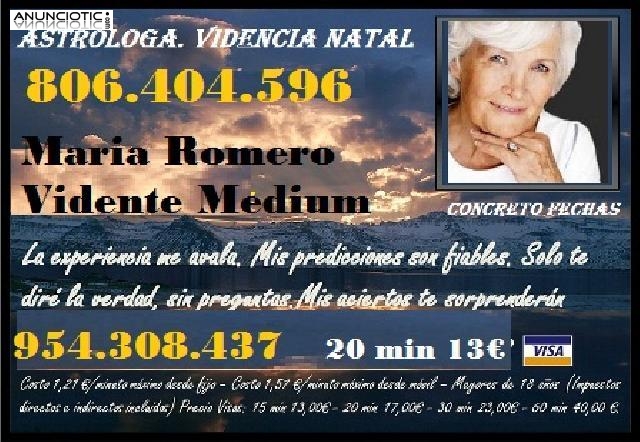 Maria romero, sin preguntas, vidente ocultista 806405911. tarot serio