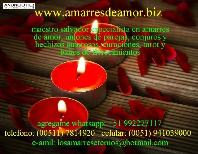 Amarres y conjuros de amor para retener al ser amado