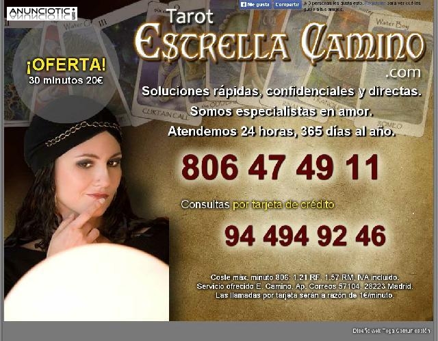 ESTRELLA CAMINO, TAROT LA MEJOR CONSEJERA DEL AMOR