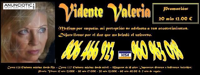 Valeria, la mejor videncia, tarot económico y sincero 806466923