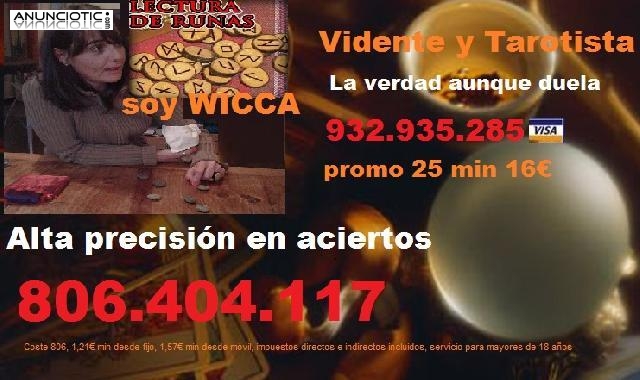 Vidente Wicca, 806404117, acierto asegurado, Tarot y Runas.