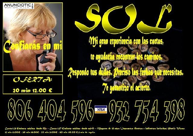 Sol, gran vidente, mi tarot precisa las fechas, 20 min 12 806404596