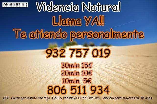 Vidente natural atiendo personalmente